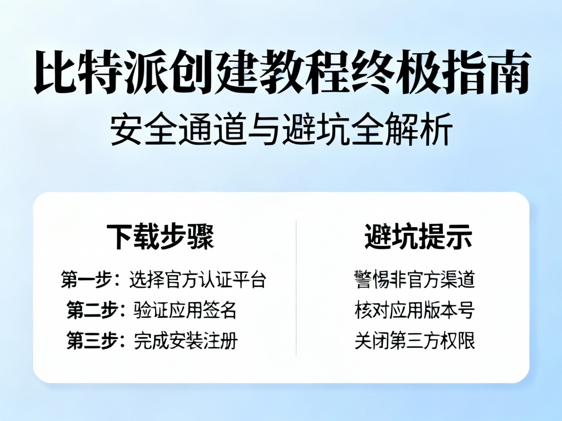 比特派创建教程终极指南，在哪下载？安全通道与避坑全解析