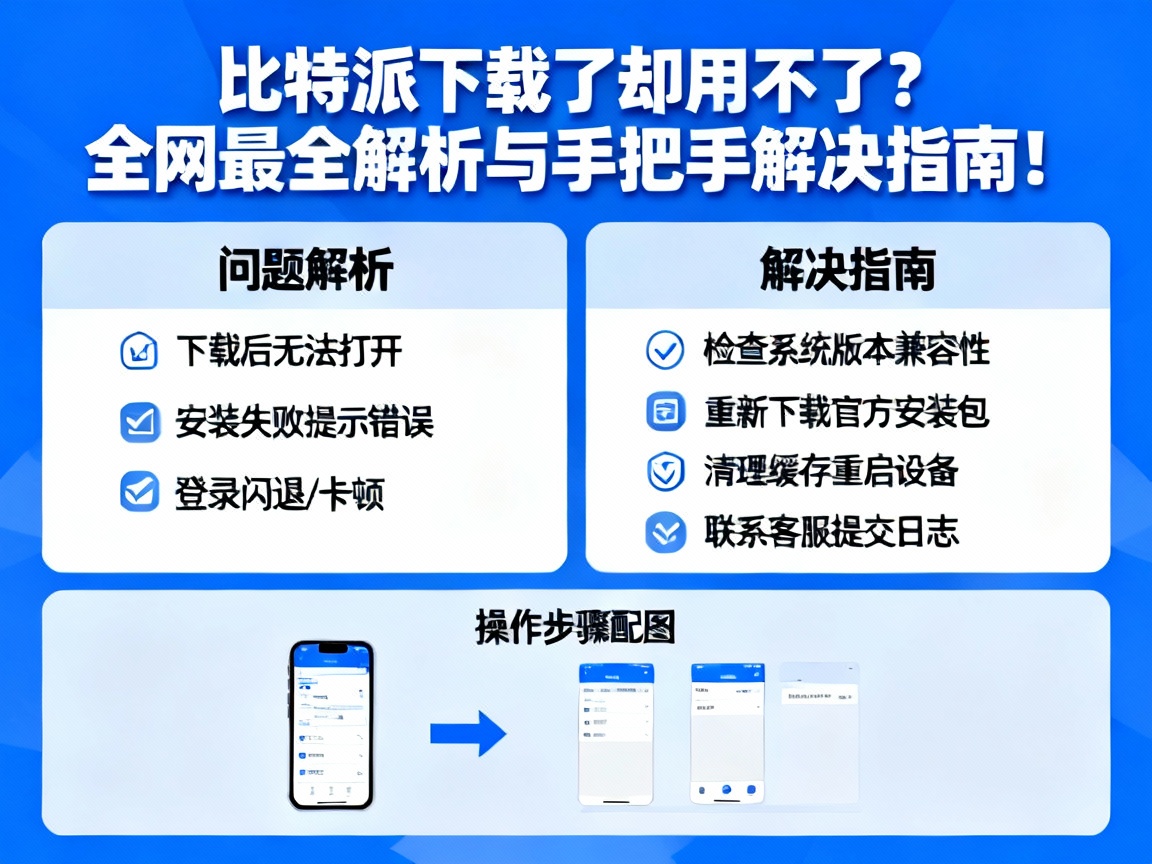 比特派下载了却用不了？全网最全解析与手把手解决指南！