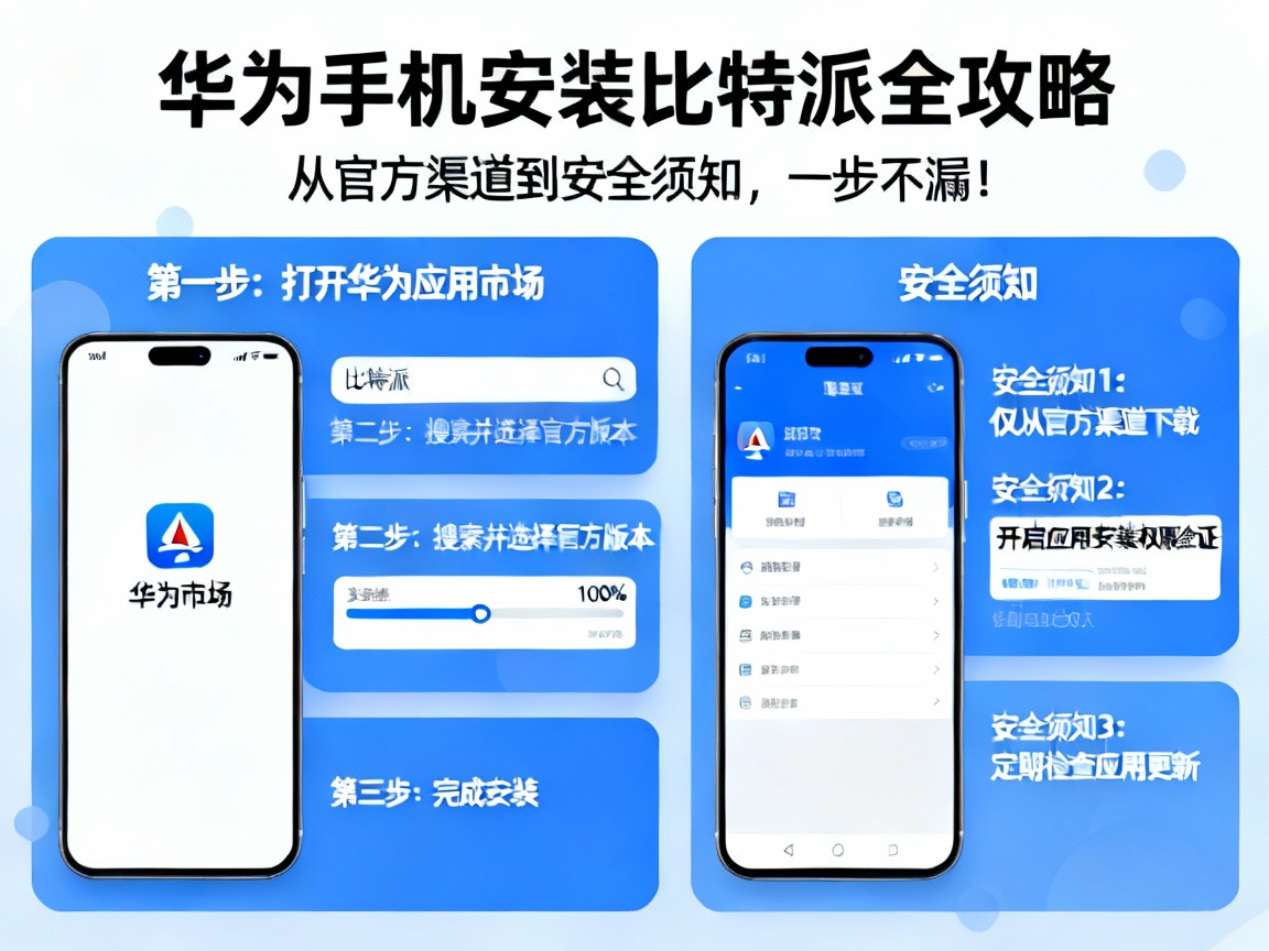 华为手机安装比特派全攻略，从官方渠道到安全须知，一步不漏！