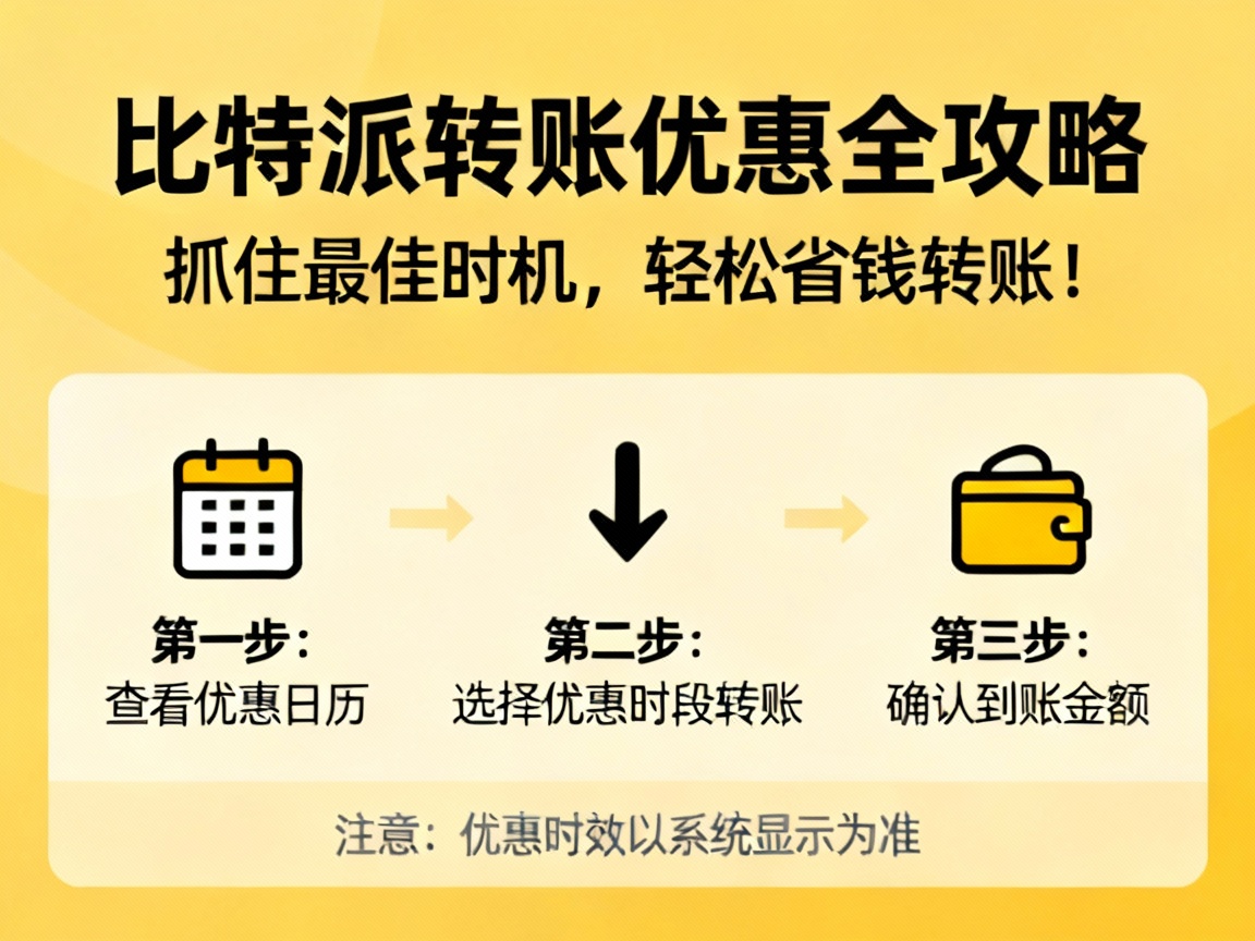 比特派转账优惠全攻略，抓住最佳时机，轻松省钱转账！
