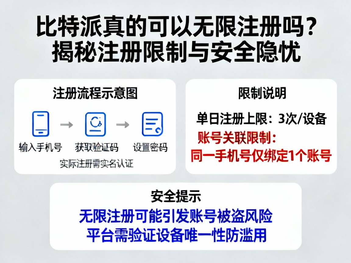 比特派真的可以无限注册吗？揭秘注册限制与安全隐忧