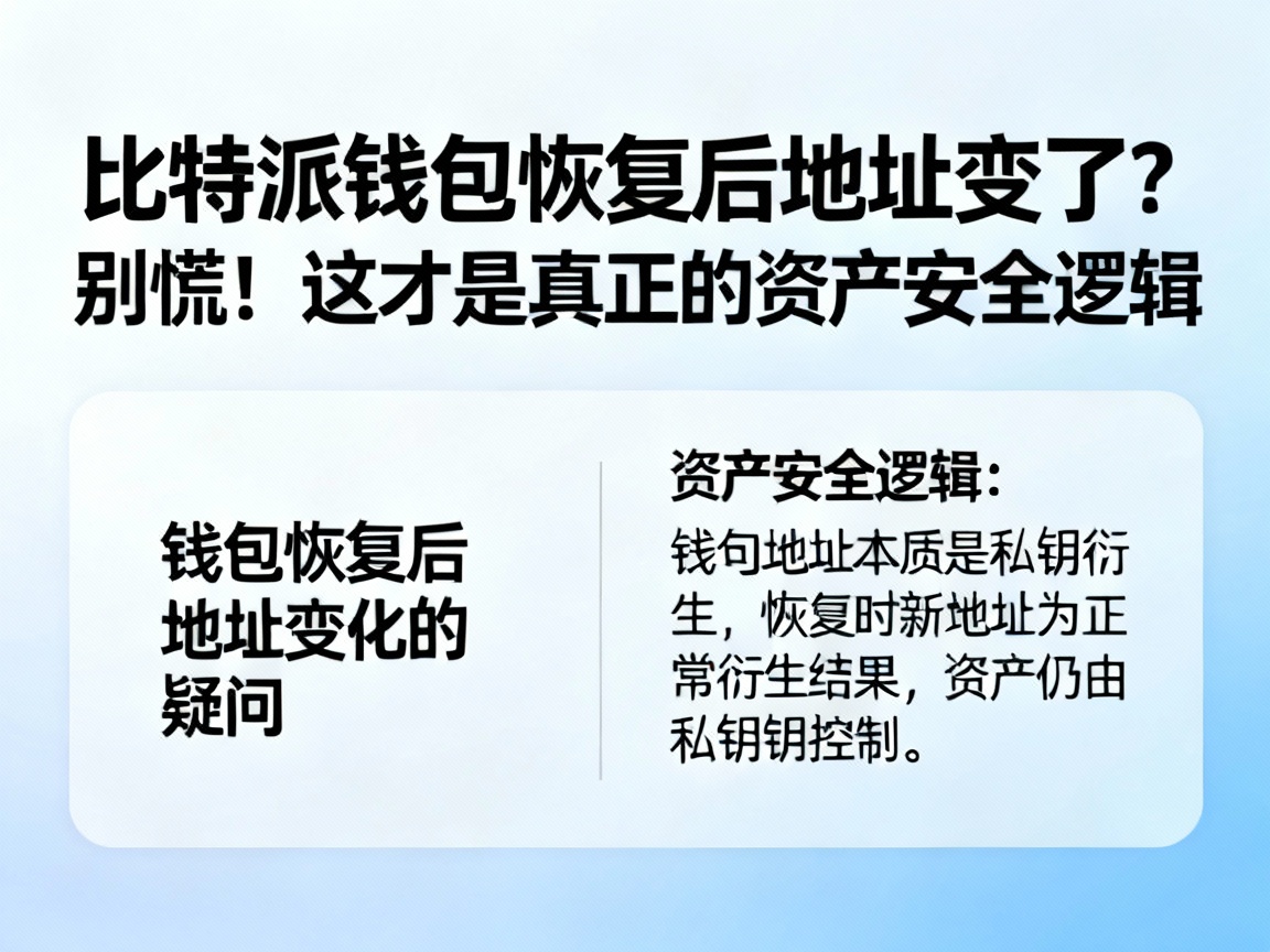 比特派钱包恢复后地址变了？别慌！这才是真正的资产安全逻辑