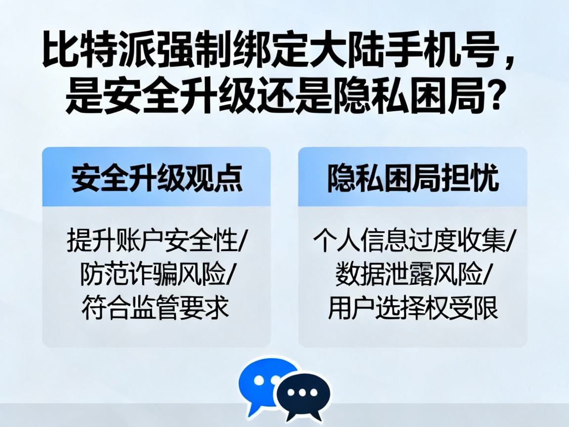 比特派强制绑定大陆手机号，是安全升级还是隐私困局？