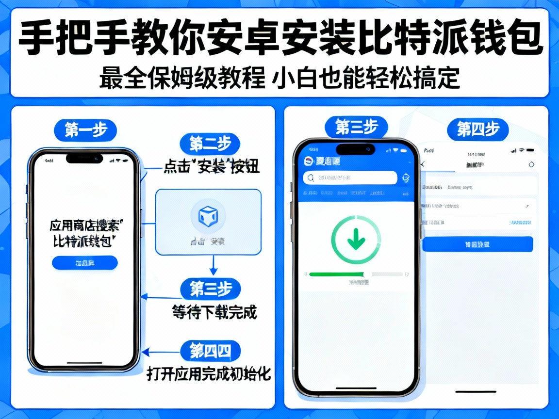 手把手教你安卓安装比特派钱包，最全保姆级教程，小白也能轻松搞定