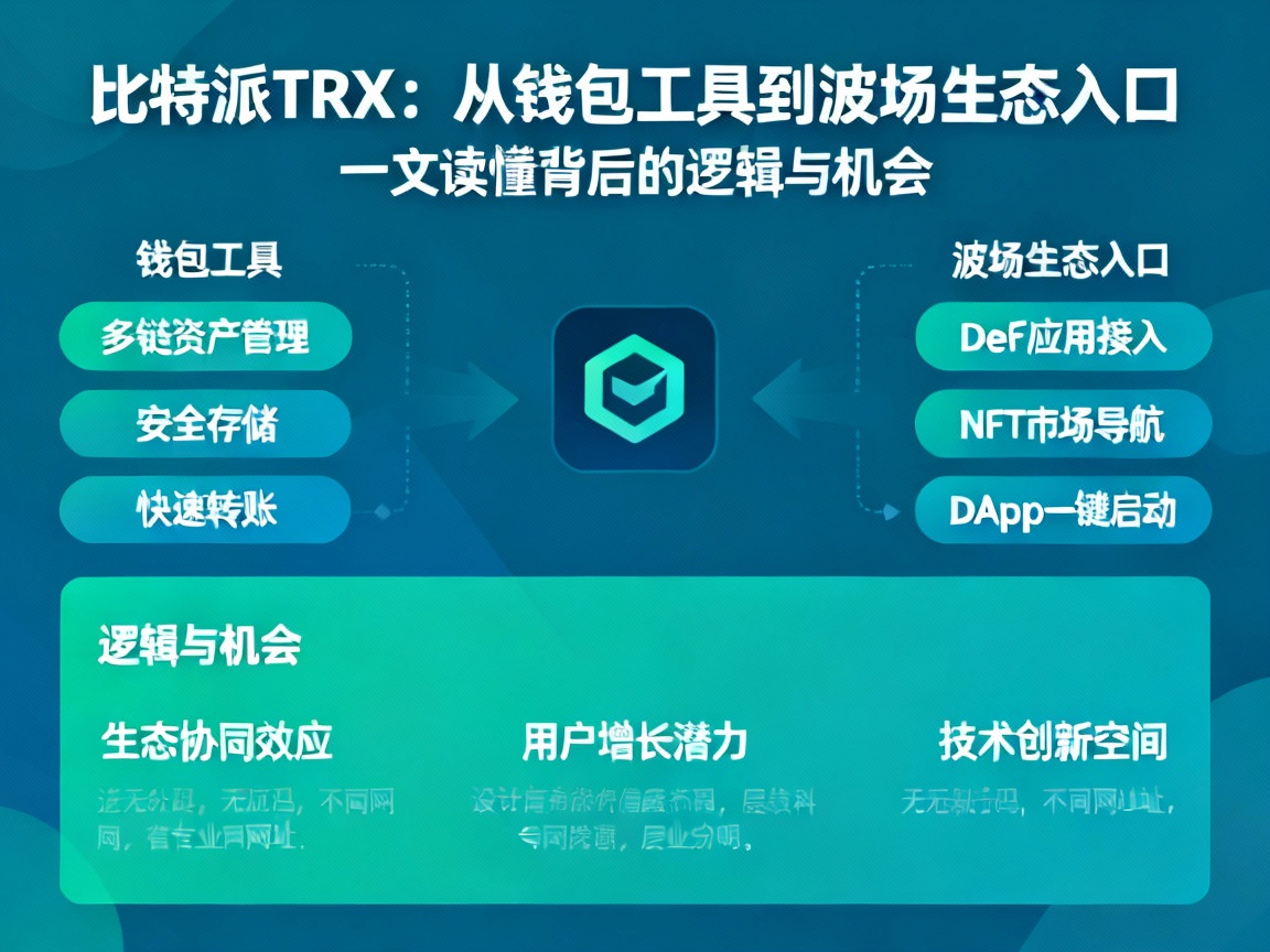 比特派TRX，从钱包工具到波场生态入口，一文读懂背后的逻辑与机会
