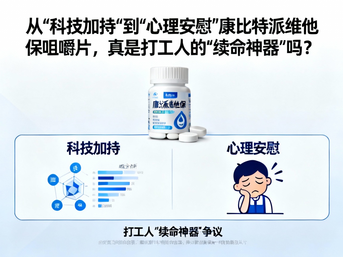 从「科技加持」到「心理安慰」康比特派维他保咀嚼片，真是打工人的「续命神器」吗？