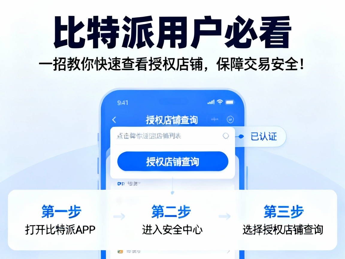 比特派用户必看，一招教你快速查看授权店铺，保障交易安全！