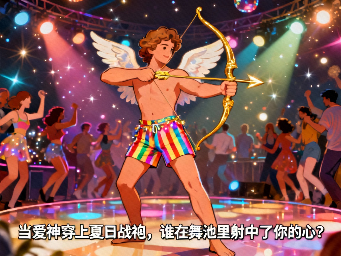 丘比特派对短裤，当爱神穿上夏日战袍，谁在舞池里射中了你的心？