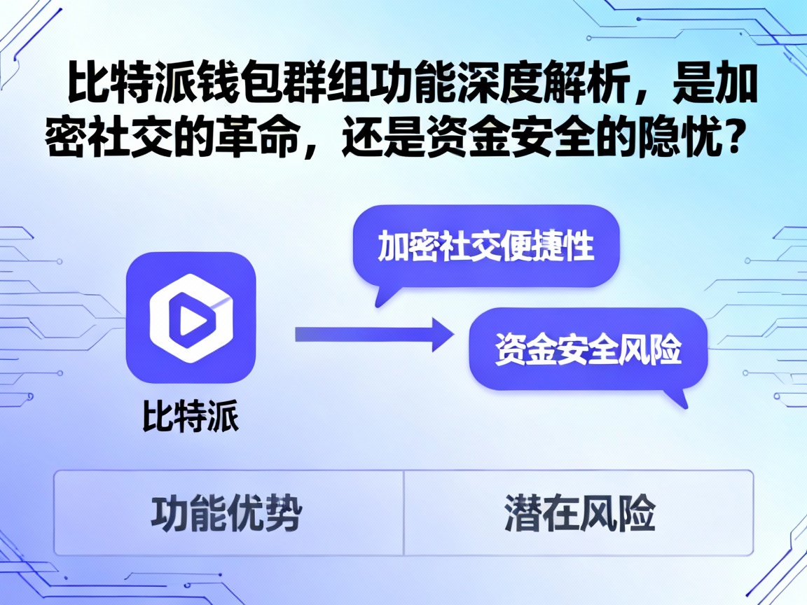 比特派钱包群组功能深度解析，是加密社交的革命，还是资金安全的隐忧？