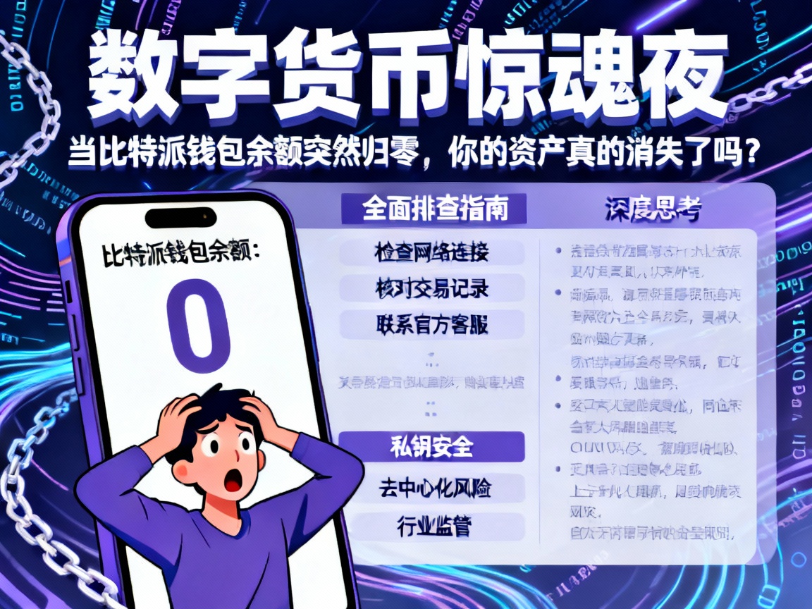 数字货币惊魂夜，当比特派钱包余额突然归零，你的资产真的消失了吗？一份全面排查指南与深度思考