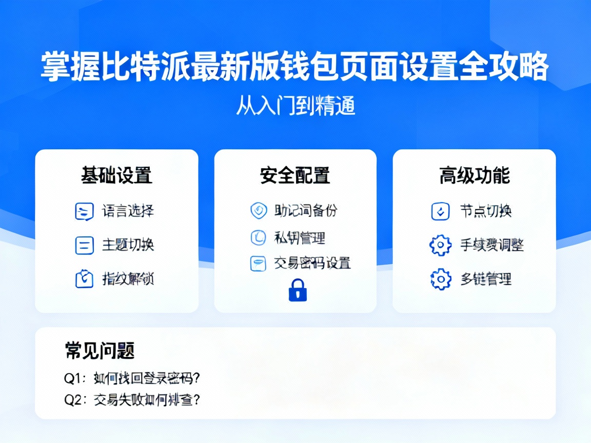掌握比特派最新版钱包页面设置，从入门到精通的全攻略