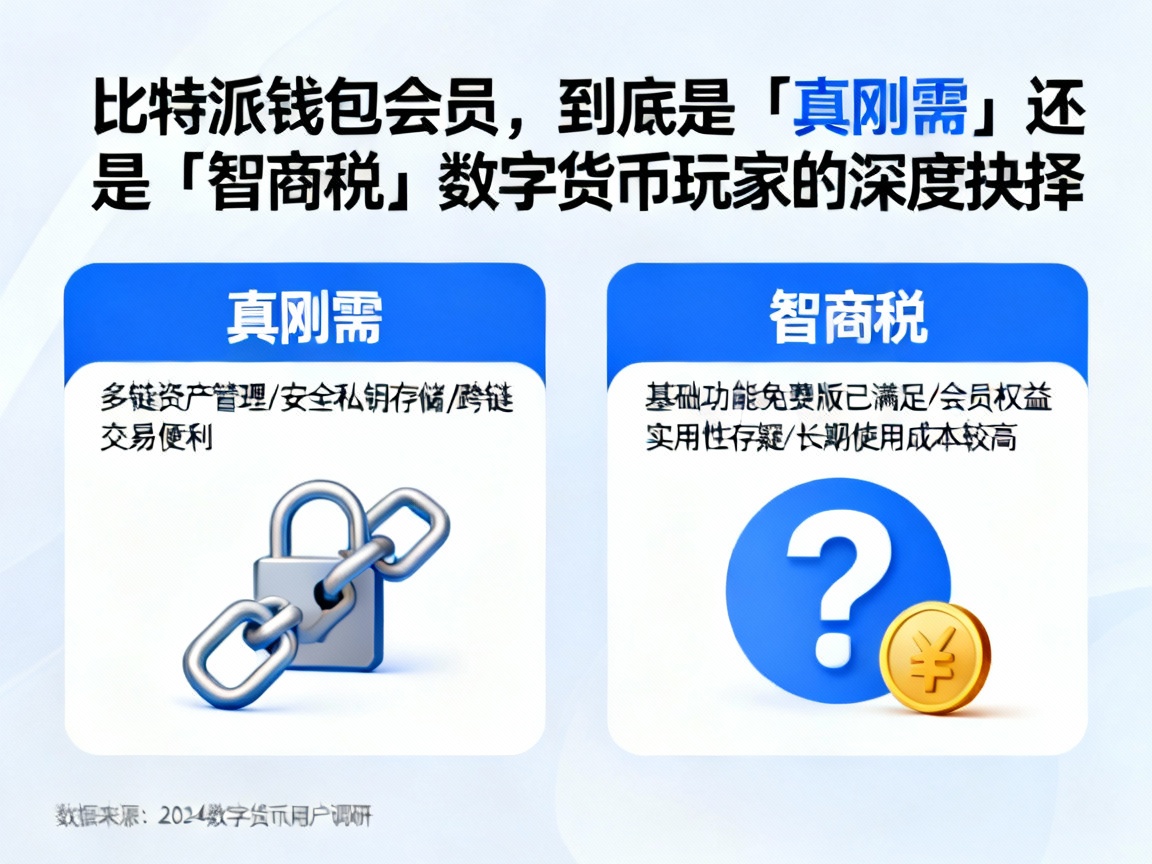 比特派钱包会员，到底是「真刚需」还是「智商税」数字货币玩家的深度抉择