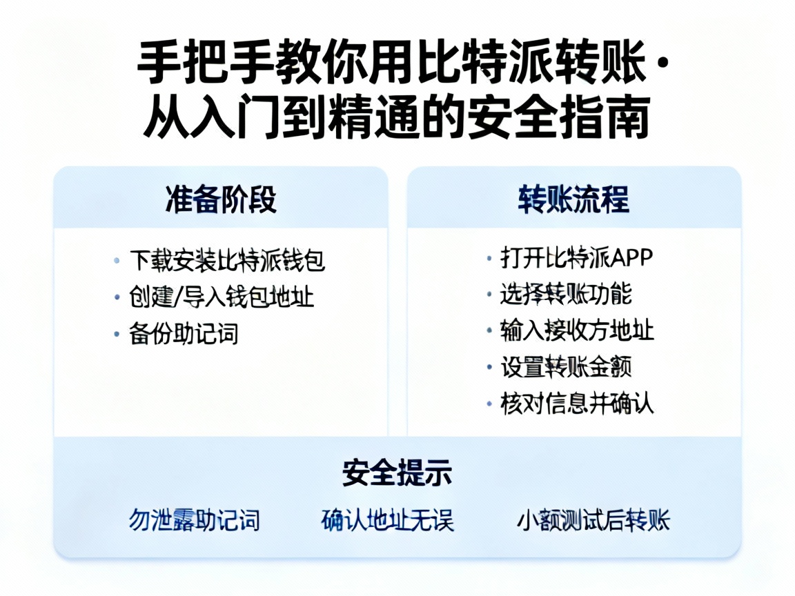 手把手教你用比特派转账，从入门到精通的安全指南