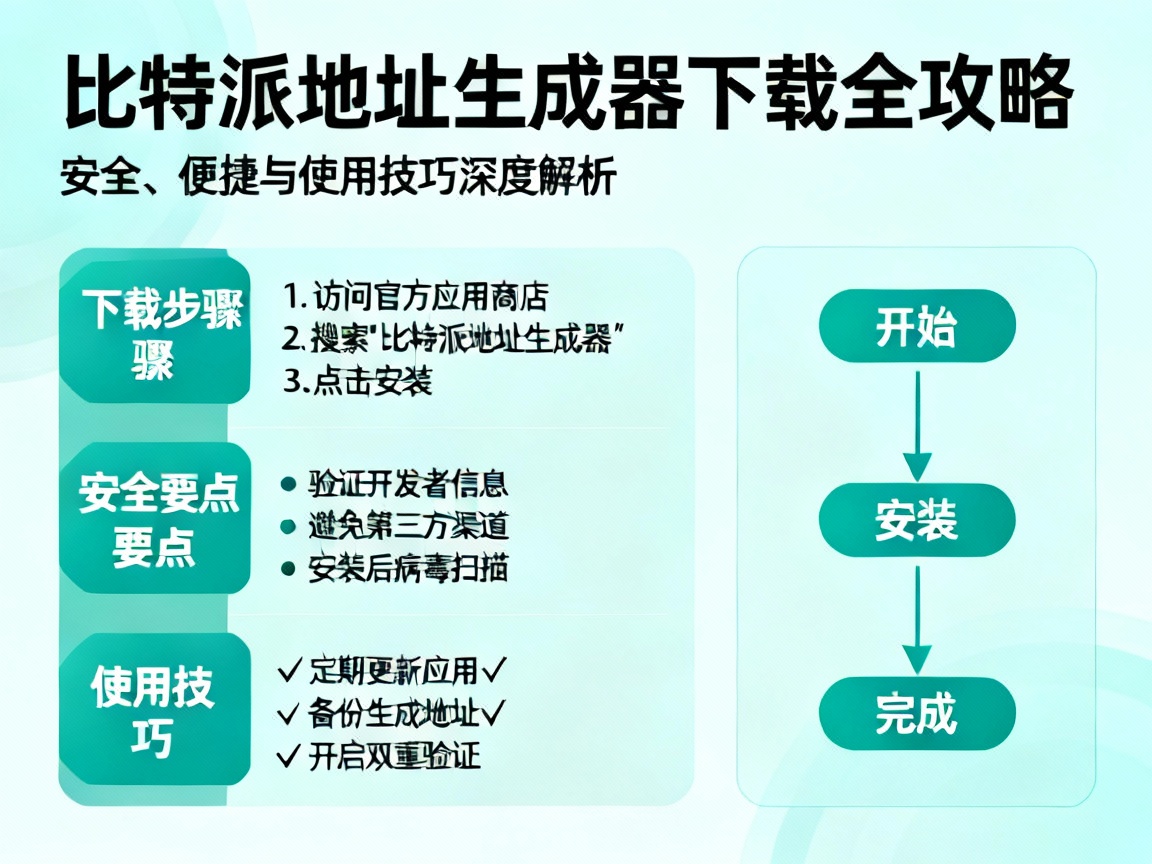 比特派地址生成器下载全攻略，安全、便捷与使用技巧深度解析