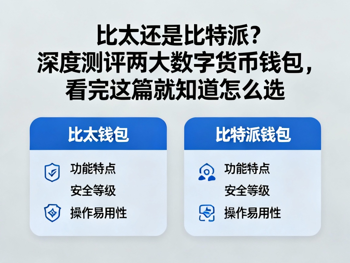 比太还是比特派？深度测评两大数字货币钱包，看完这篇就知道怎么选
