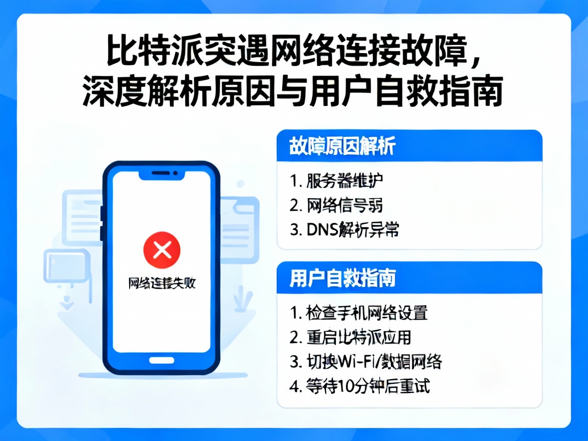 比特派突遇网络连接故障，深度解析原因与用户自救指南