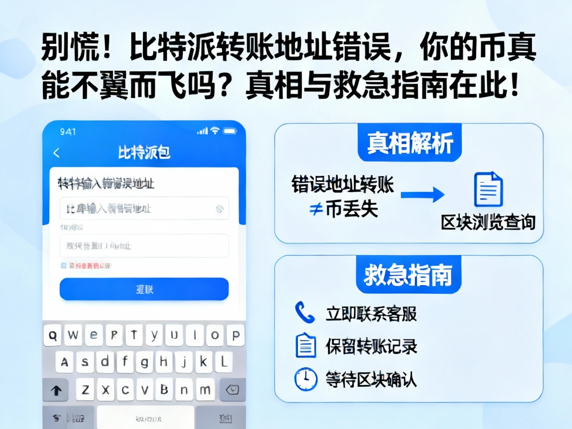 别慌！比特派转账地址错误，你的币真能不翼而飞吗？真相与救急指南在此！