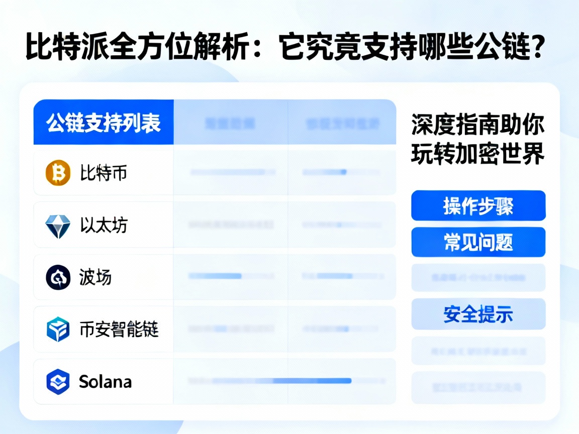 比特派全方位解析，它究竟支持哪些公链？深度指南助你玩转加密世界
