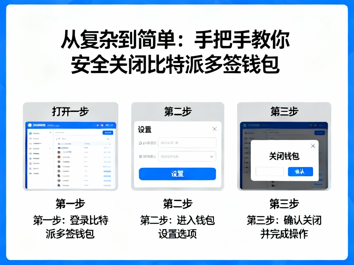 从复杂到简单，手把手教你安全关闭比特派多签钱包