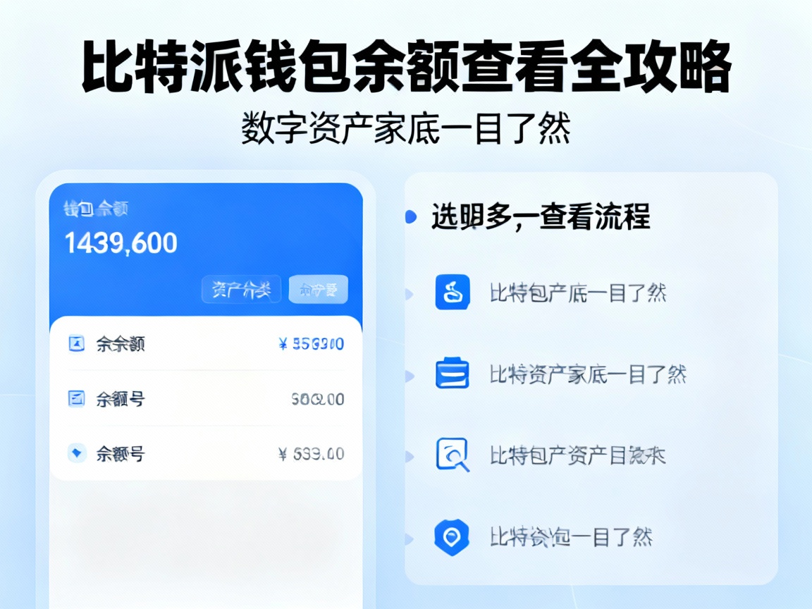 数字资产家底一目了然，比特派钱包余额查看全攻略
