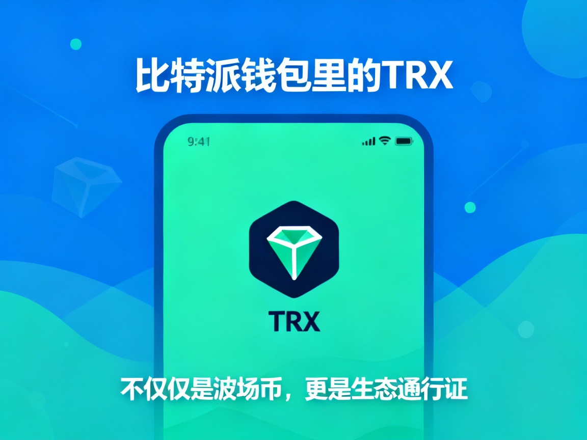 比特派钱包里的TRX，不仅仅是波场币，更是生态通行证