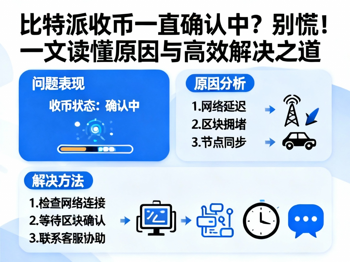 比特派收币一直确认中？别慌！一文读懂原因与高效解决之道