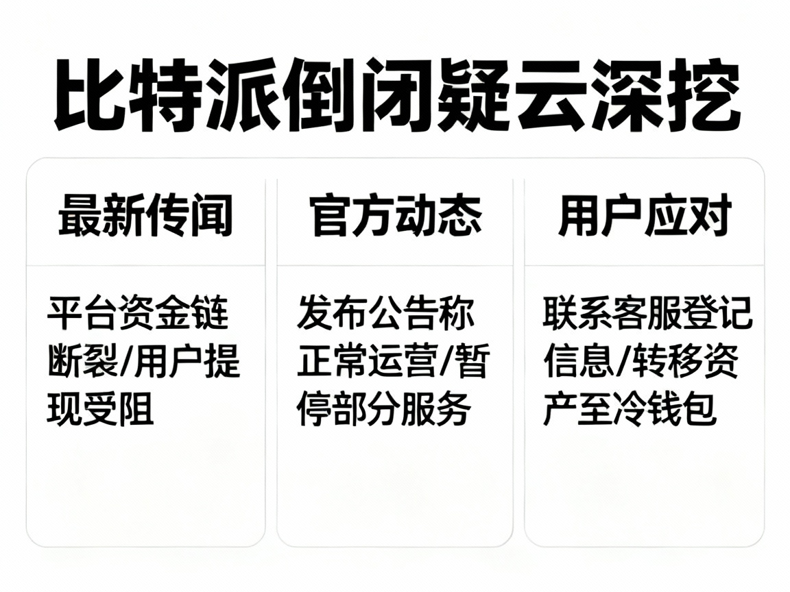 比特派倒闭疑云深挖，最新传闻、官方动态与用户应对全解析