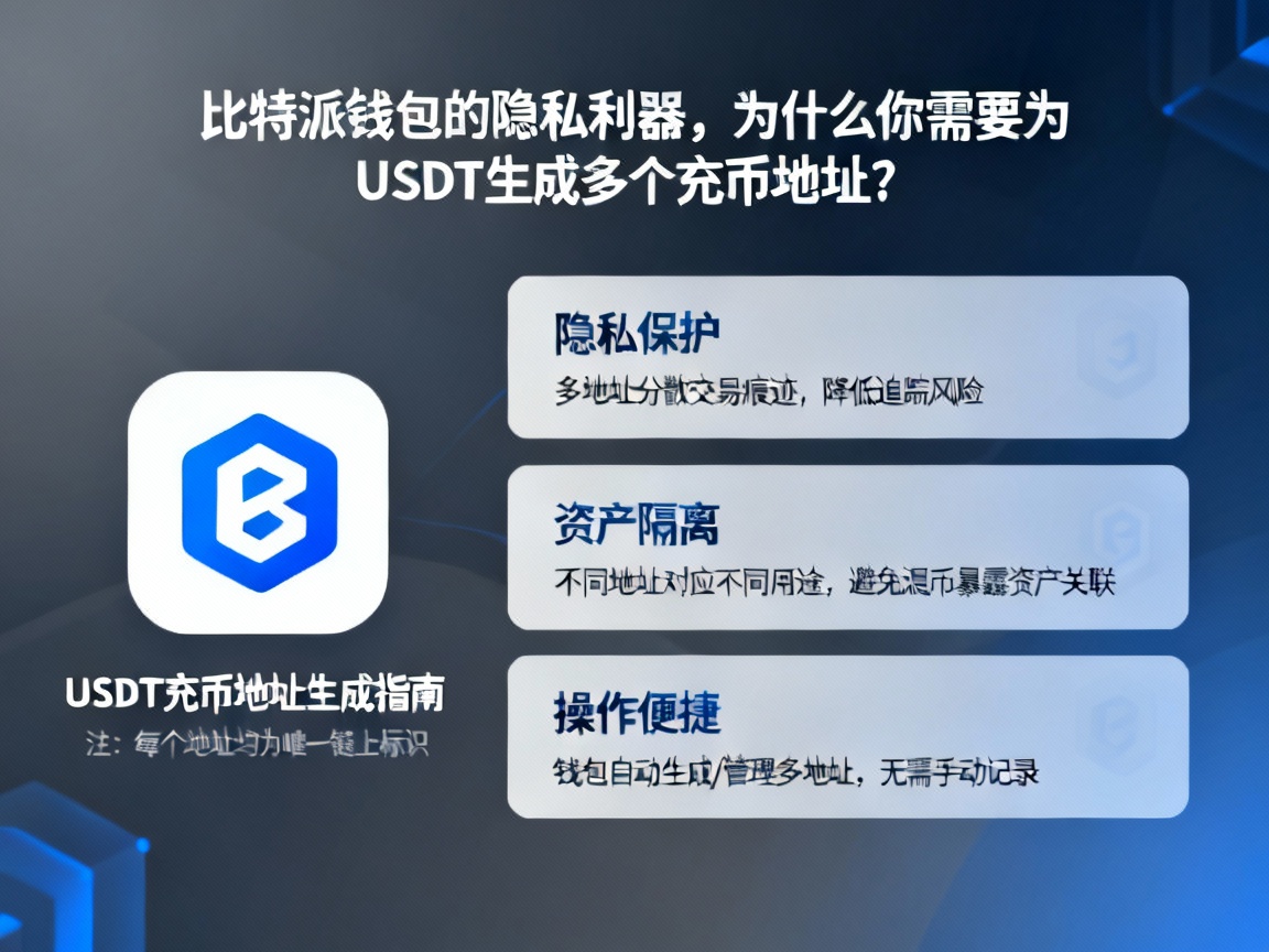 比特派钱包的隐私利器，为什么你需要为USDT生成多个充币地址？