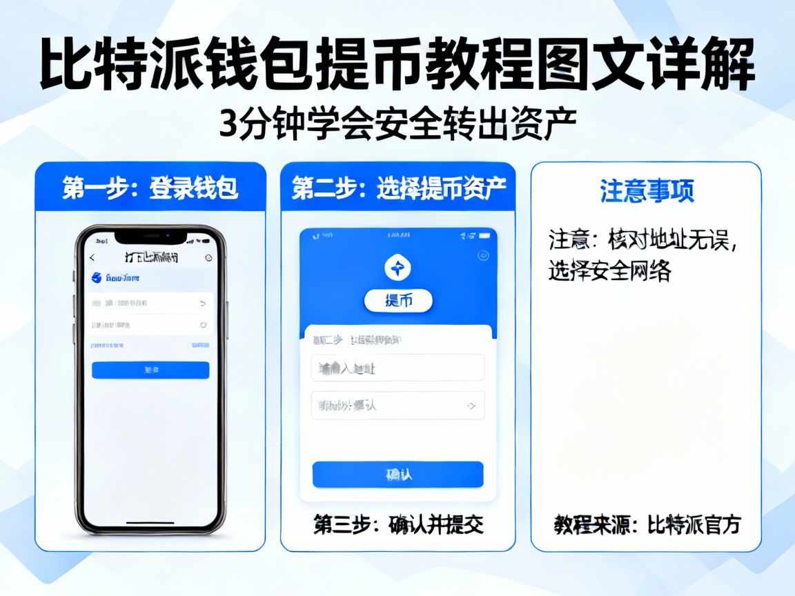 比特派钱包提币教程图文详解，3分钟学会安全转出资产