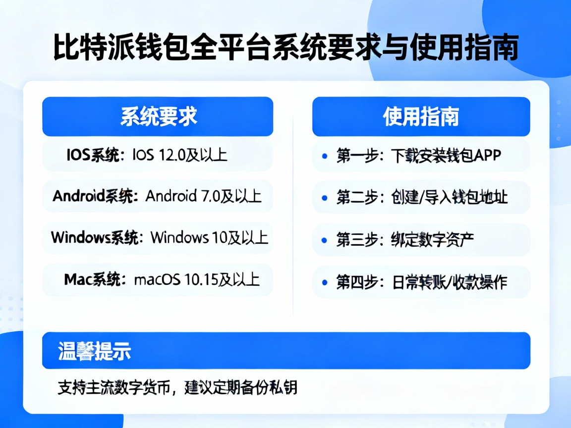你的手机能装吗？比特派钱包全平台系统要求与使用指南，一篇看懂！