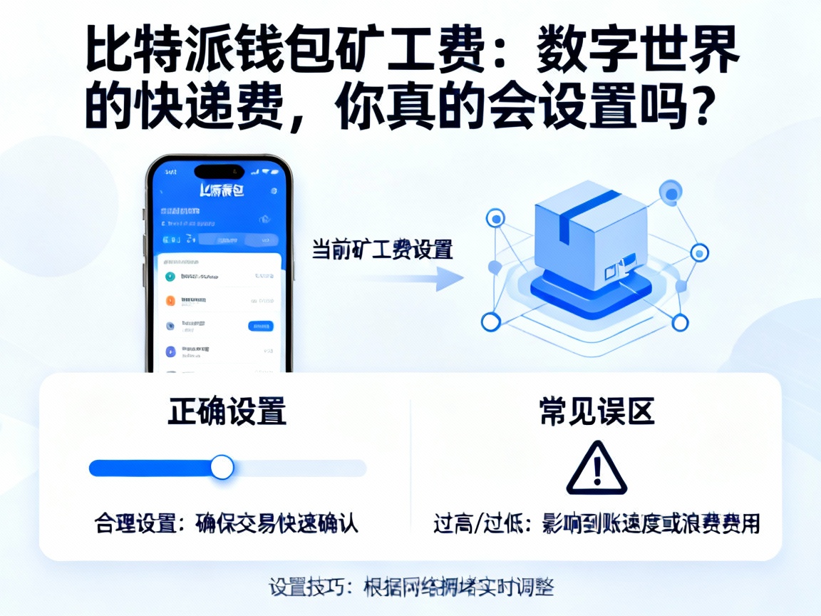 比特派钱包矿工费，数字世界的快递费，你真的会设置吗？