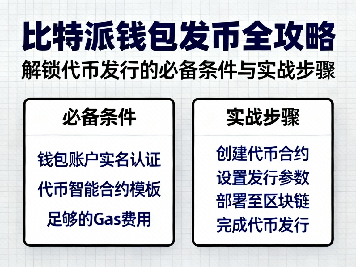 比特派钱包发币全攻略，解锁代币发行的必备条件与实战步骤