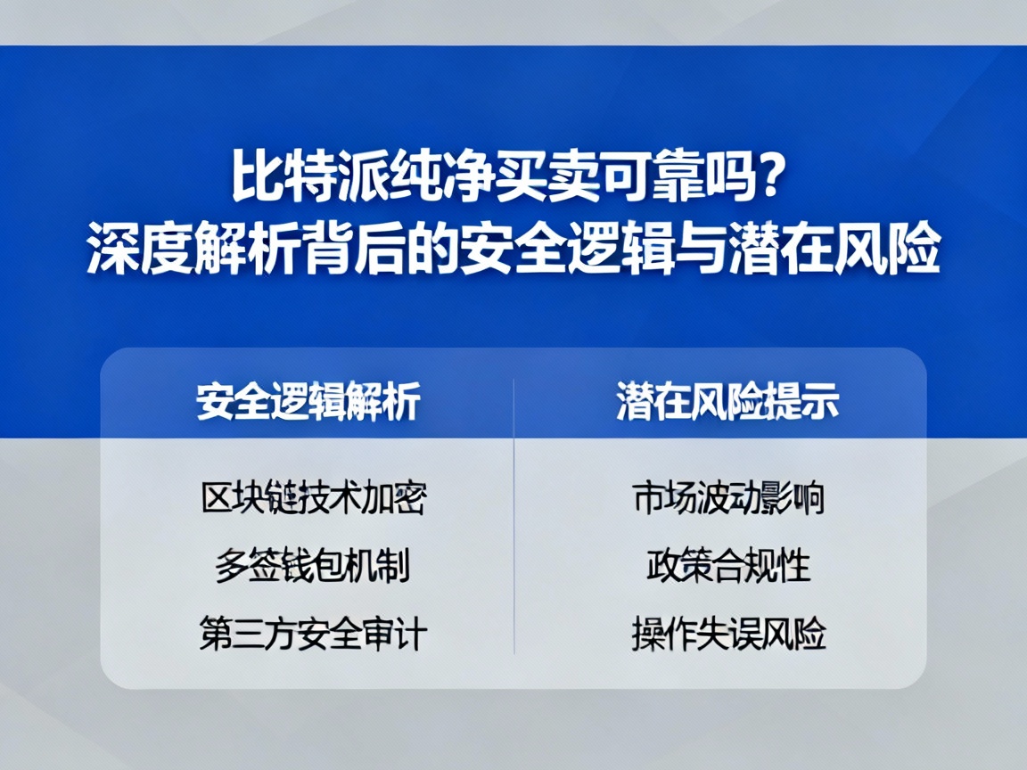 比特派纯净买卖可靠吗？深度解析背后的安全逻辑与潜在风险