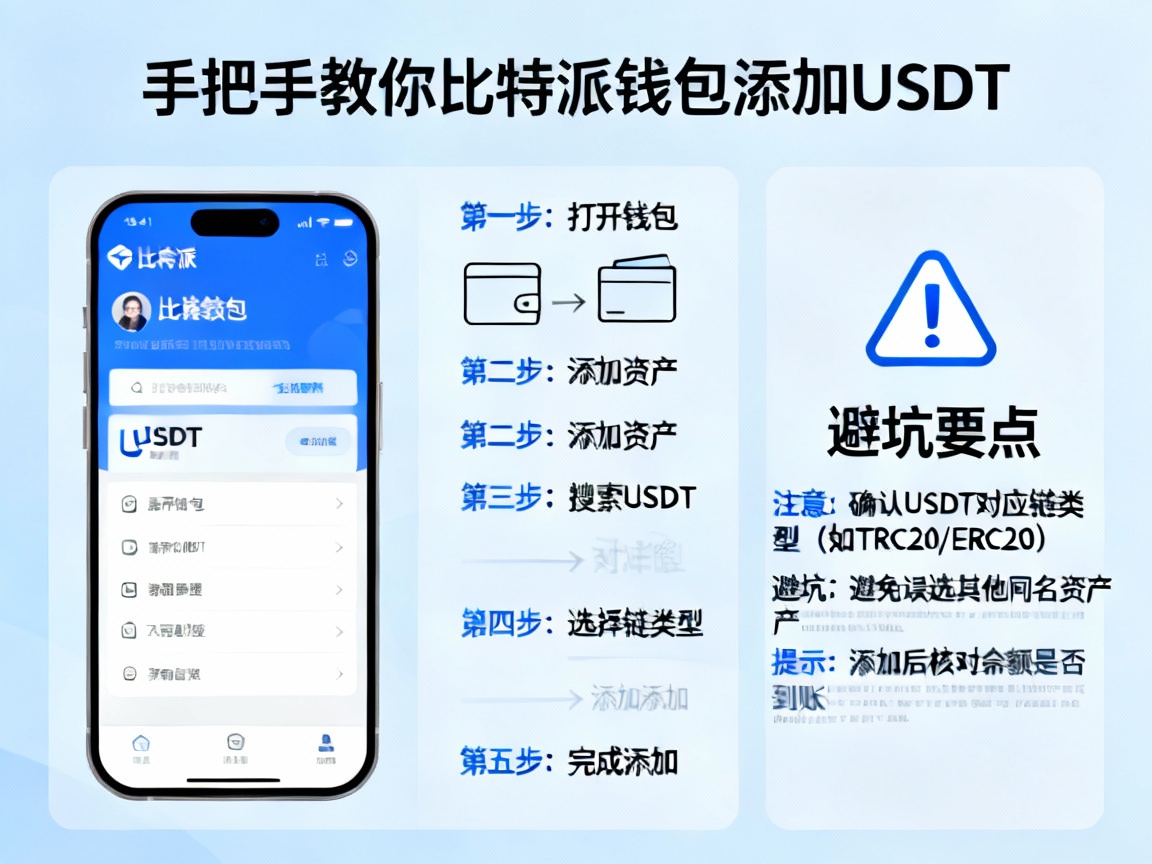 手把手教你比特派钱包添加USDT，完整图文指南与避坑要点