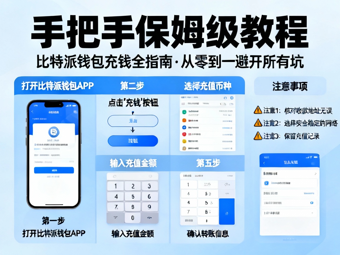 手把手保姆级教程，比特派钱包充钱全指南，从零到一避开所有坑