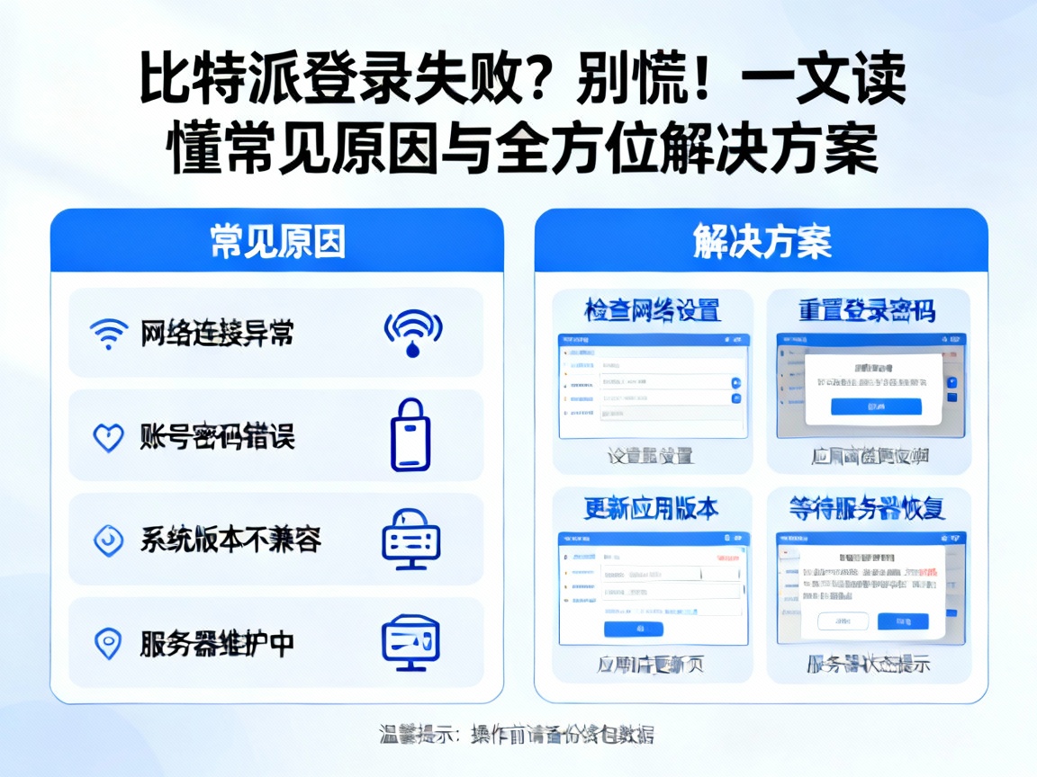 比特派登录失败？别慌！一文读懂常见原因与全方位解决方案