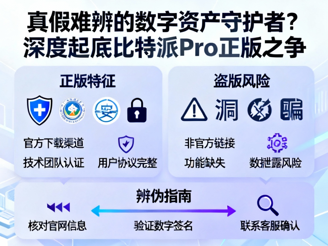 真假难辨的数字资产守护者？深度起底比特派Pro正版之争