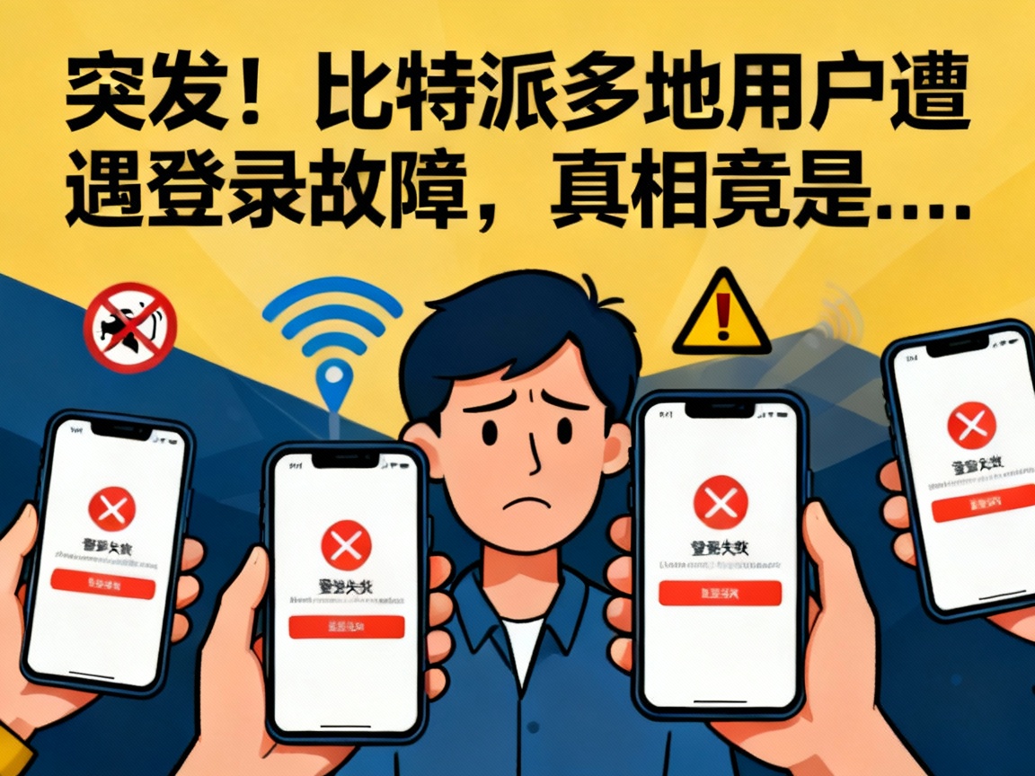 突发！比特派多地用户遭遇登录故障，真相竟是…