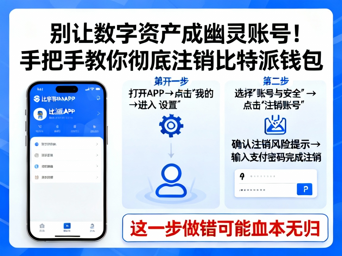 别让数字资产成幽灵账号！手把手教你彻底注销比特派钱包，这一步做错可能血本无归