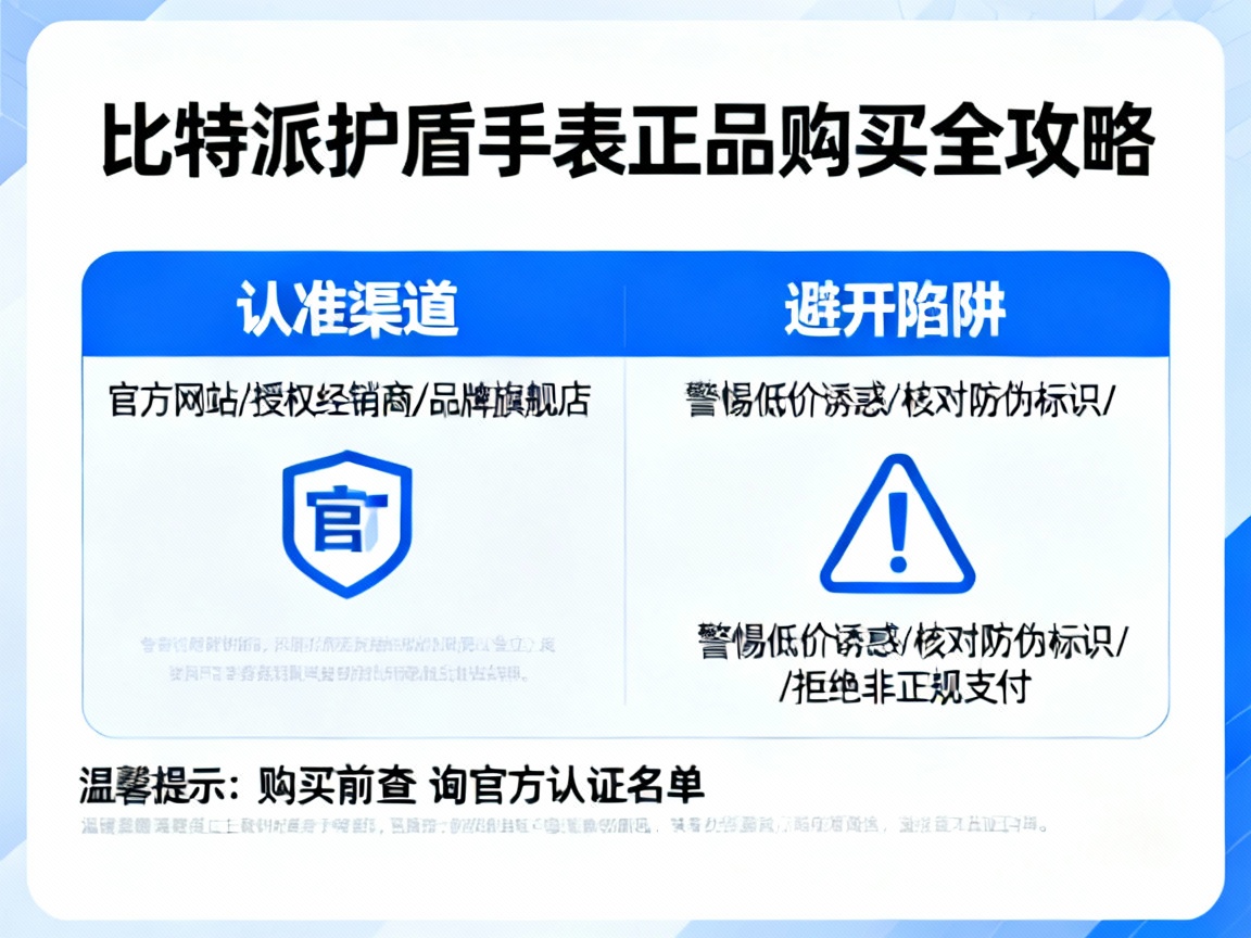 比特派护盾手表正品购买全攻略，认准渠道，避开陷阱