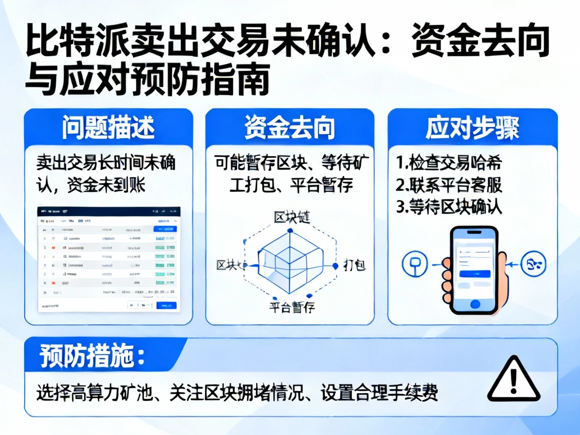 比特派卖出交易一直未确认，你的资金去哪儿了？手把手教你应对与预防