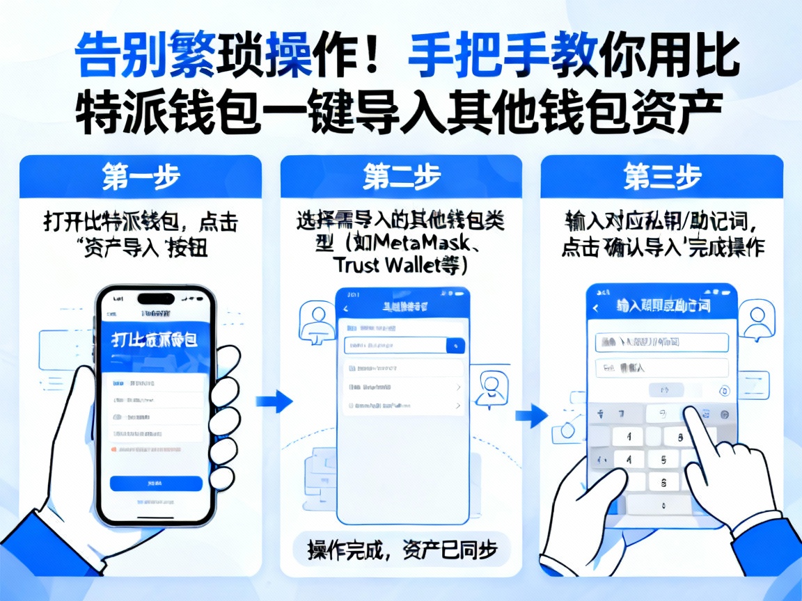 告别繁琐操作！手把手教你用比特派钱包一键导入其他钱包资产