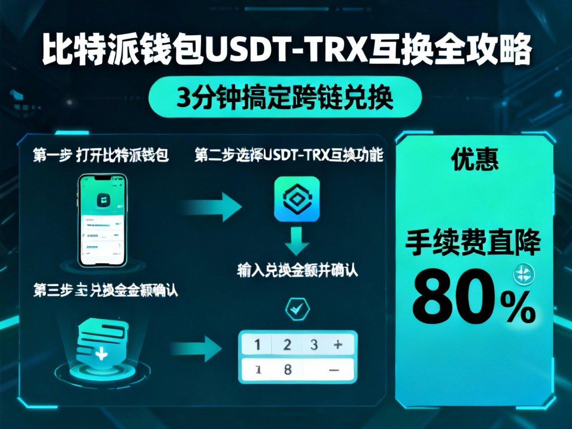 比特派钱包USDT-TRX互换全攻略，3分钟搞定跨链兑换，手续费直降80%