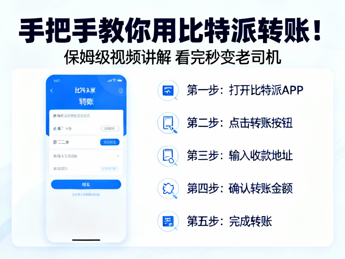 手把手教你用比特派转账！保姆级视频讲解，看完秒变老司机
