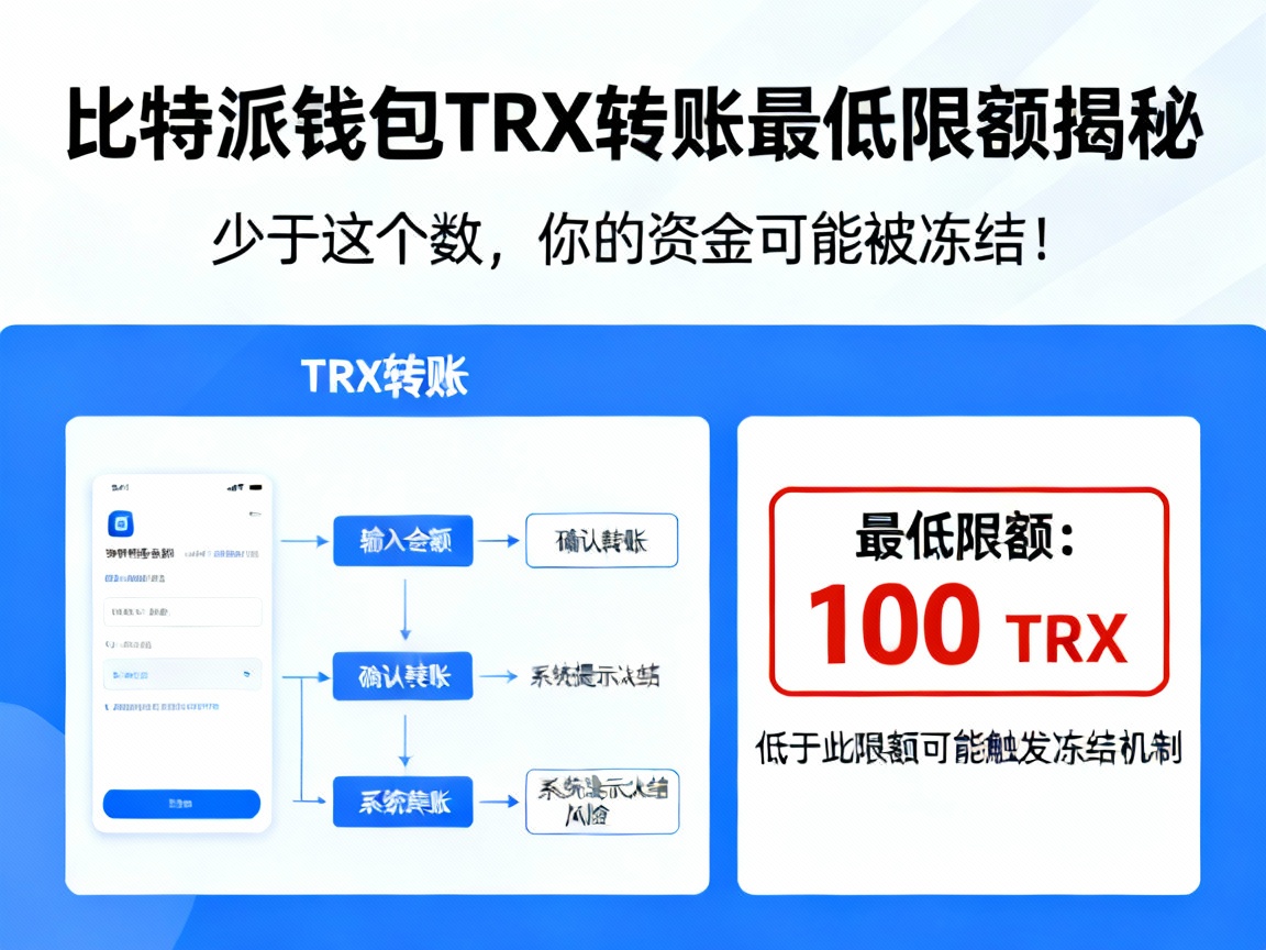 比特派钱包TRX转账最低限额揭秘，少于这个数，你的资金可能被冻结！