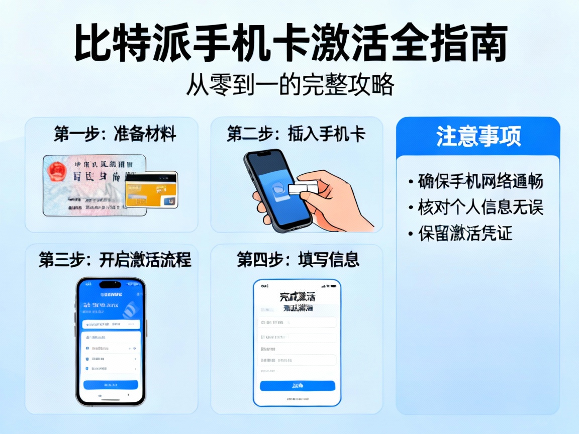 比特派手机卡激活全指南，从零到一的完整攻略