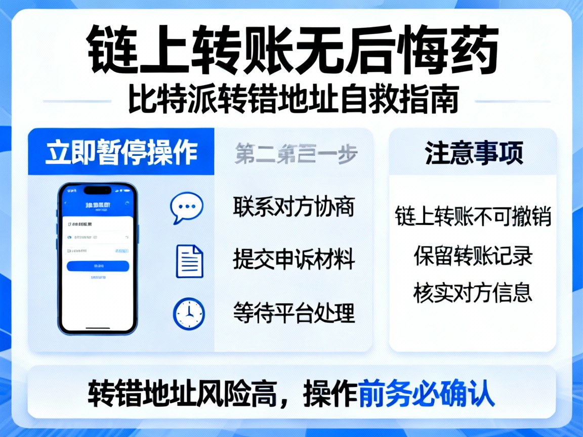 链上转账无后悔药，比特派转错地址自救指南