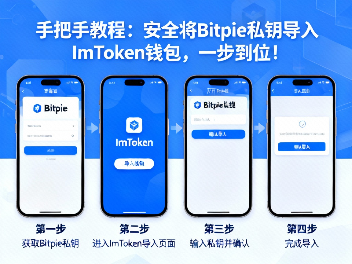 手把手教程，安全将Bitpie私钥导入ImToken钱包，一步到位！