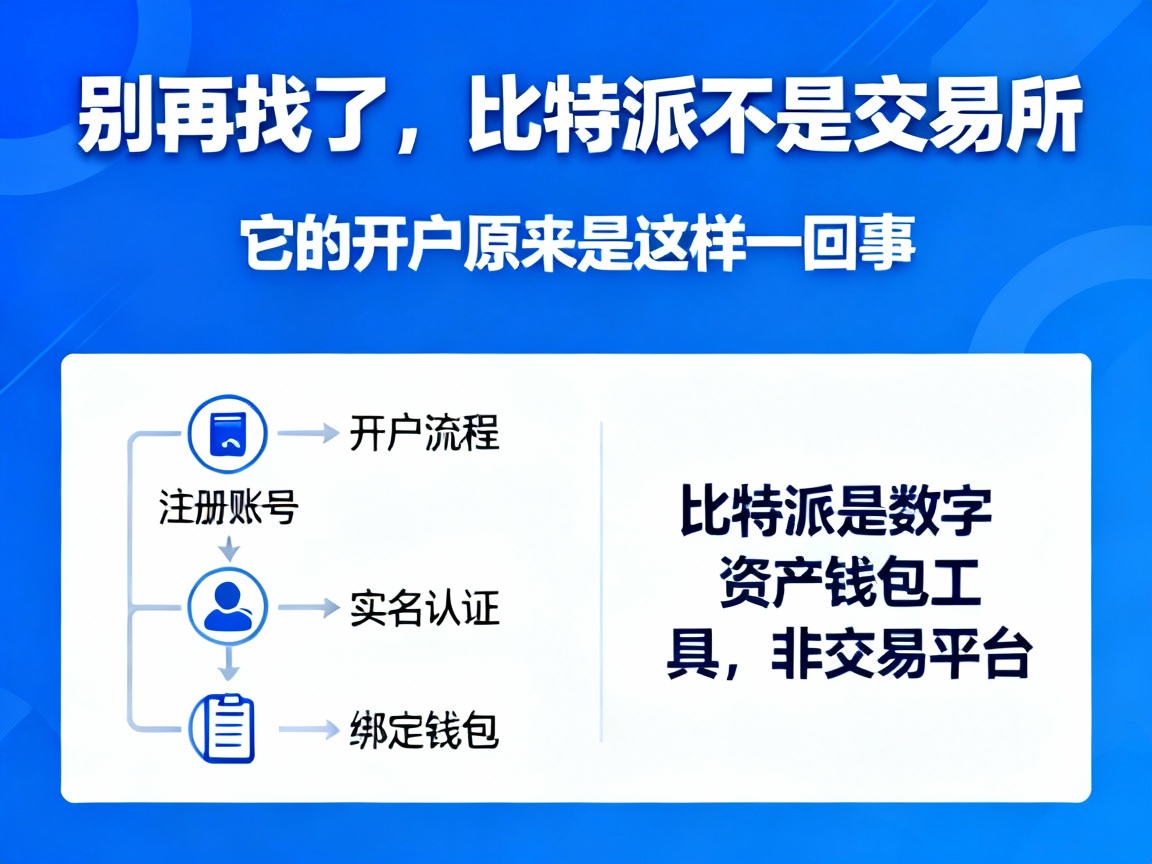 别再找了，比特派不是交易所，它的开户原来是这样一回事
