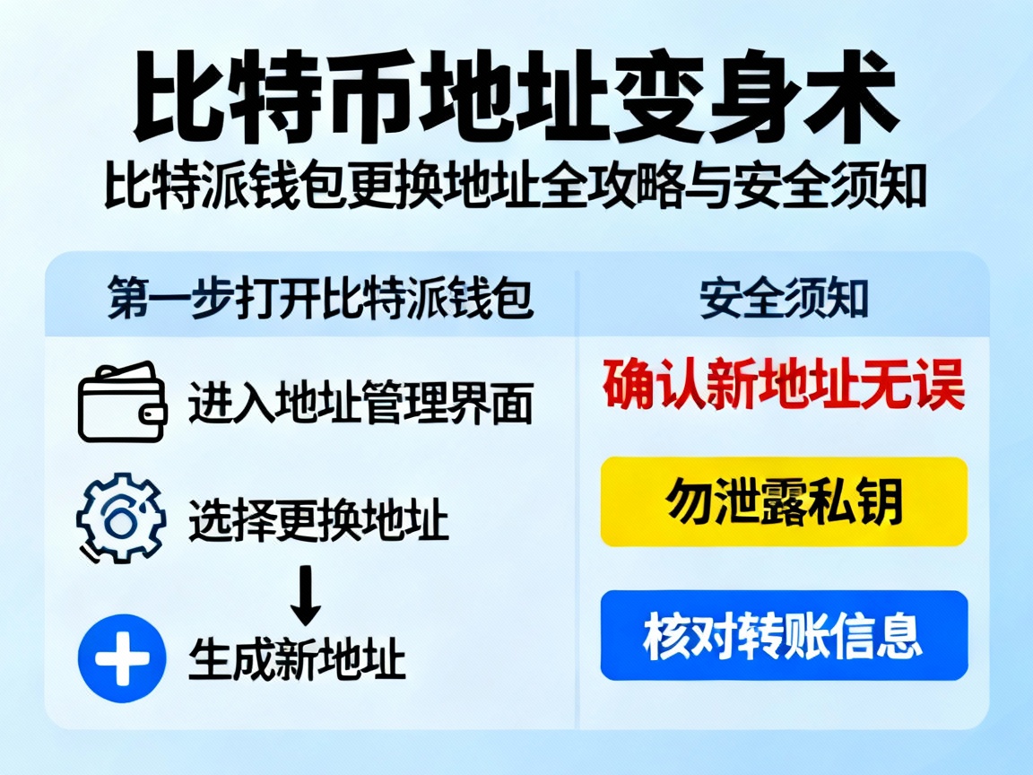 比特币地址变身术，比特派钱包更换地址全攻略与安全须知